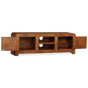 TV-Möbel 244679 Braun - Massivholz - Holzart/Dekor - 120 x 40 x 30 cm