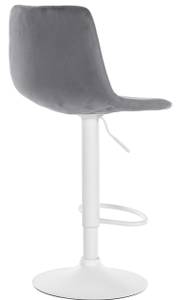 Tabouret de bar Divo Lot de 2 Gris lava