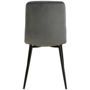 Chaises de salle à manger lot de 2 2327 Gris foncé - Gris - Lot de 2