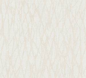 Designtapete mit Oberflächenwirkung Beige - Cremeweiß - Graumetallic - Silber - Weiß