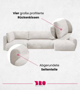 Ecksofa PATI Maxi Weiß