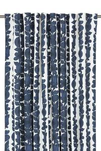 Rideau Aster 2 pcs. Bleu - Textile - 140 x 6 x 280 cm