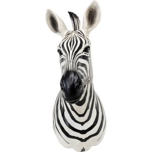 Wandobjekt Zebra Schwarz - Kunststoff - Stein - 33 x 78 x 58 cm