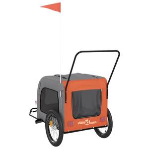 Remorque vélo pour chien 3028770-2 Orange - 134 x 73 x 68 cm