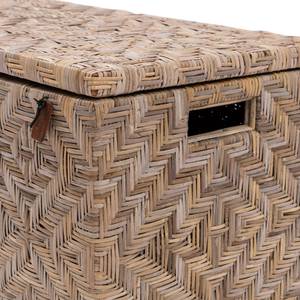 Port Barton Kofferraum groß Braun - Rattan - 49 x 49 x 80 cm