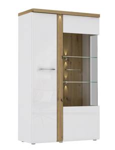 Wohnwand Talena 10 (4-teilig) mit LED Weiß - Holzwerkstoff - 330 x 196 x 54 cm