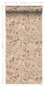 Tapete Feldblumen 7460 Beige