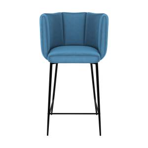 Tabouret de bar Rosy  (Lot de 2) Bleu