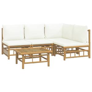 Garten-Lounge-Set 3028492-23 (5-teilig) Braun - Cremeweiß - Weiß