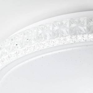 LED-Deckenleuchte Badria Acrylglas / Stahl - 1-flammig - Breite: 20 cm