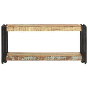 Meuble tv 3004707-1 Noir - Métal - Bois massif - 90 x 40 x 30 cm