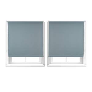 Lot de 2 stores enrouleurs gris 120 x 165 cm