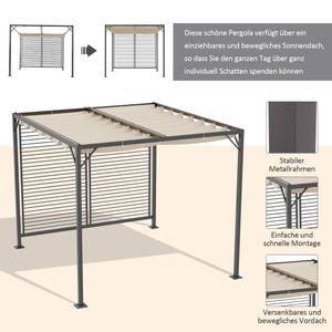 Pavillon 84C-138 Metall - 280 x 238 x 300 cm