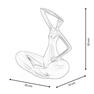 Harz-Skulptur Kleine Evolution Anthrazit