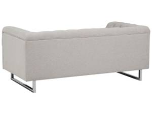 2-Sitzer Sofa VISSLAND Beige - Creme - Silber