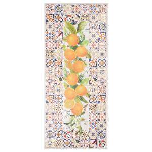 Tapis de cuisine VINYLE FRUIT Orange - Matière plastique - 150 x 2 x 200 cm