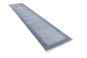 Tapis de passage Darya DLXXIII Bleu - Textile - 79 x 1 x 399 cm