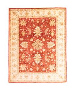 Ziegler Teppich - 195 x 151 cm - rot Rot - Kunststoff - 151 x 1 x 195 cm