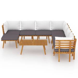 Garten-Lounge-Set Braun - Massivholz - Holzart/Dekor - 55 x 35 x 90 cm