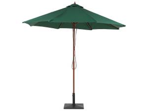 Parasol droit TOSCANA Vert foncé - Doré - Vert - Chêne foncé