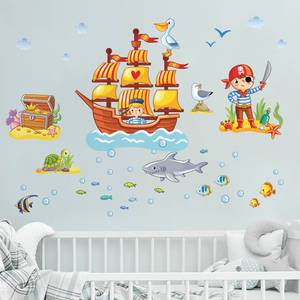 Wandtattoo - Piraten Set 120 x 80 cm