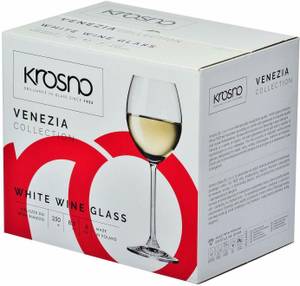 Krosno Venezia Weißweingläser Glas - 8 x 21 x 8 cm