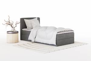 Boxspringbett MITTO CONTI Grau - Breite: 80 cm - H2