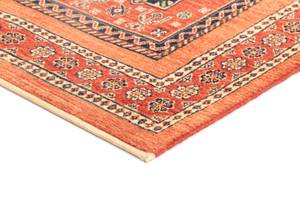 Tapis de couloir Kashkuli CXXIX Rouge - Textile - 82 x 1 x 203 cm