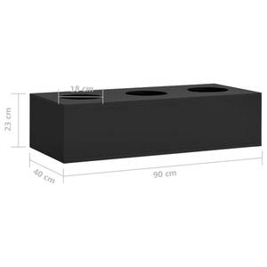 Büroschrank 3006978 Anthrazit - 90 x 23 x 40 cm