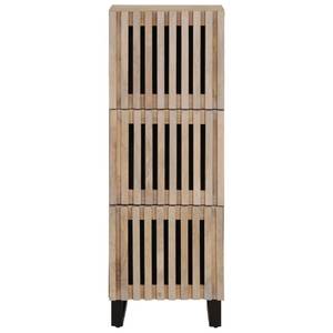 Highboard DE5951 Braun - Massivholz - 34 x 110 x 40 cm