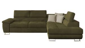 Ecksofa Cotere Khaki - Ecke davorstehend rechts