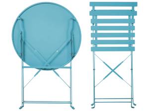 Bistro Set FIORI 3-tlg Blau