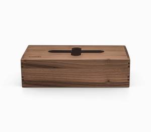 Serviettenhalter Reka Braun - Massivholz - Holzart/Dekor - 27 x 8 x 14 cm