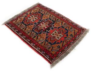 Tapis Afghan III Marron - Textile - 83 x 1 x 112 cm