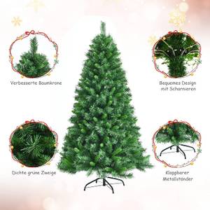 180cm Künstlicher Weihnachtsbaum Grün - Kunststoff - 100 x 180 x 100 cm