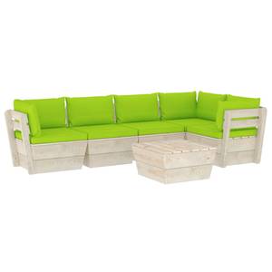 Garten-Lounge-Set (6-teilig) 3016490-14 Grün - Hellgrün