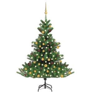 künstlicher Weihnachtsbaum 3009444 Bronze - Gold - Grün - 96 x 120 x 96 cm