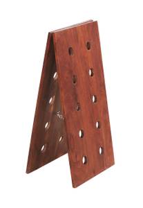 PANAMA Weinregal Braun - Massivholz - Holzart/Dekor - 35 x 70 x 30 cm