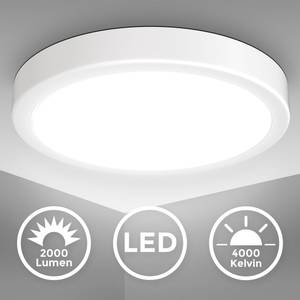 LED Deckenleuchte BKL1521 Weiß - Durchmesser Lampenschirm: 28 cm