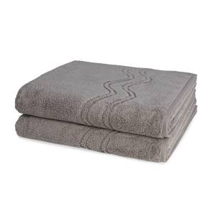 Cashmere feeling Duschtuch-Set (2er-Set) Braun