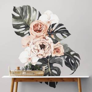 Wandtattoo Aquarell Monstera Bouquet XXL 150 x 95 cm