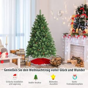 150cm Künstlicher Weihnachtsbaum Grün - Kunststoff - 105 x 150 x 105 cm