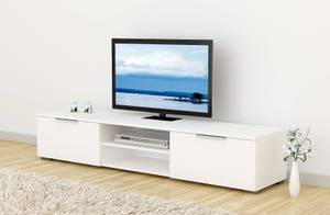 Fernsehschrank Arielle Weiß - Holzwerkstoff - 40 x 34 x 173 cm