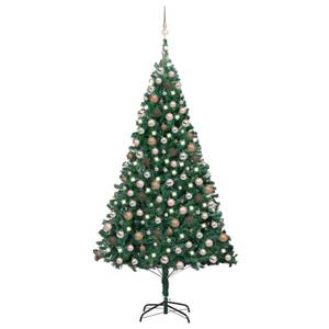 Sapin de noël artificiel Doré - Vert - 110 x 210 x 110 cm