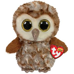 TY Beanie Boos Medium Percy Die Eule Rot - Kunstfell - 9 x 23 x 9 cm