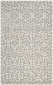 Teppich Marina Silber/Elfenbein - Maße:  152 x 243  cm