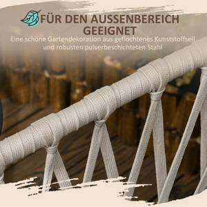 Gartenmöbel-Set 84G-052V00GY Grau - Metall - 60 x 75 x 57 cm