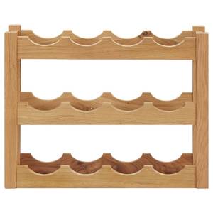 Weinregal 3002954 Braun - Massivholz - Holzart/Dekor - 47 x 36 x 21 cm