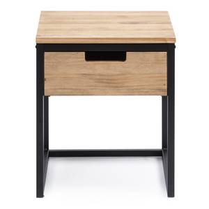 Table de chevet Icub3 40x40x45cm Noir Noir - Bois massif - Bois/Imitation - 40 x 47 x 40 cm