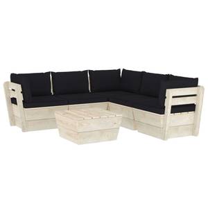 Garten-Lounge-Set (6-teilig) 3016490-13 Schwarz